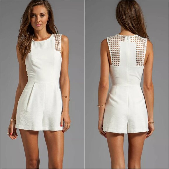 Finders Keepers Romper Here We Go Black Sleeveless Playsuit - Picture 3 of 9